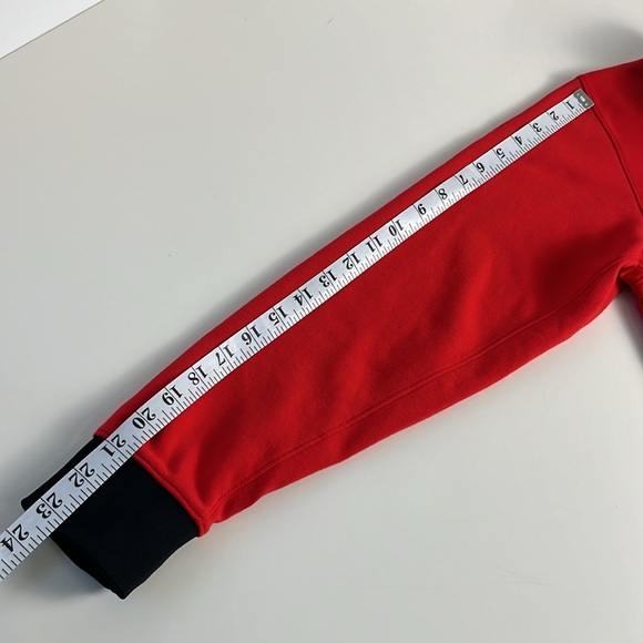 Toronto Raptors Nike Authentic Showtime Performance Full-Zip Hoodie Jacket Red - Picture 13 of 15